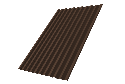 Профнастил С21R 0,4 PE RAL 8017 шоколад