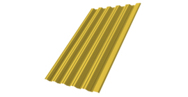 Профнастил НС35 R 0.45 PE RAL 1018 желтый