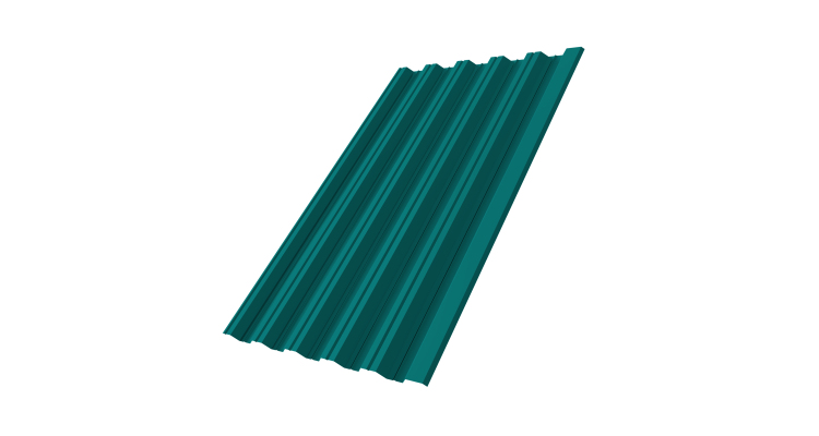 Профнастил НС35 R 0.45 PE RAL 5021 водная синь