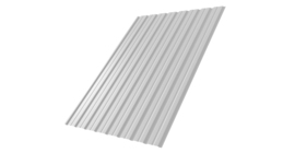 Профнастил С10В 0.45 PE с пленкой RAL 9003 сигнальный белый