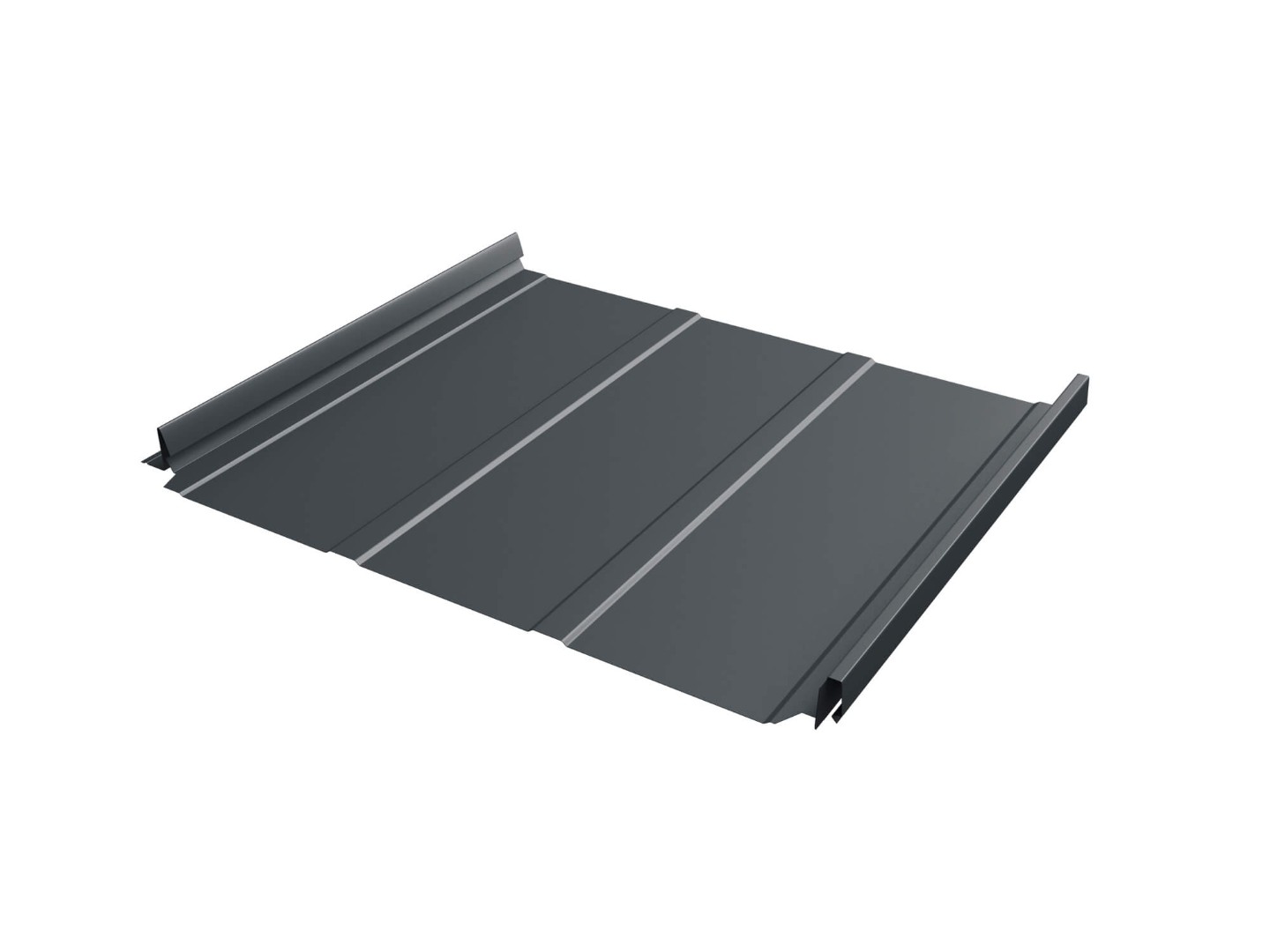 Кликфальц Pro Line 0,5 Rooftop Бархат с пленкой на замках RAL 7016 антрацитово-серый
