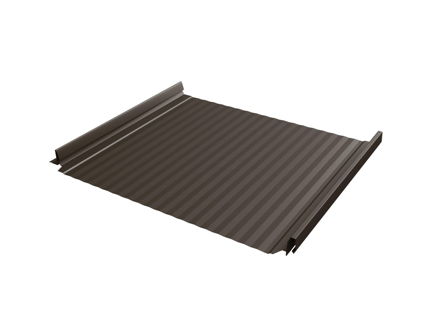 Кликфальц Pro Gofr 0,5  Rooftop Бархат с пленкой на замках RR 32 темно-коричневый