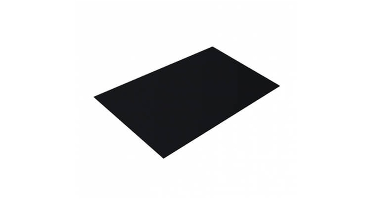 Плоский лист 0,5 Satin Мatt с пленкой RAL 9005 черный
