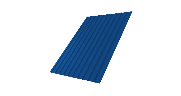 Профнастил С8А 0,4 PE RAL 5005 сигнальный синий