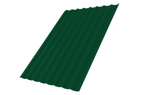 Профнастил С20В 0,4 PE RAL 6005 зеленый мох