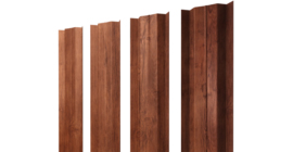 Штакетник М-образный В с прямым резом 0.45 Print Premium Rowan Fresh TwinColor