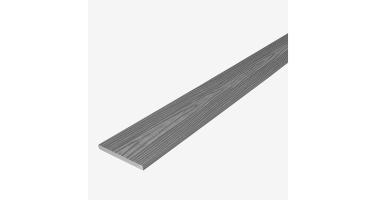 Заборная доска UnoDeck полнотелая Forte 140×12 мм, 4м, цвет Серый