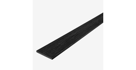 Заборная доска UnoDeck полнотелая Forte 140×12 мм, 4м, цвет Графит