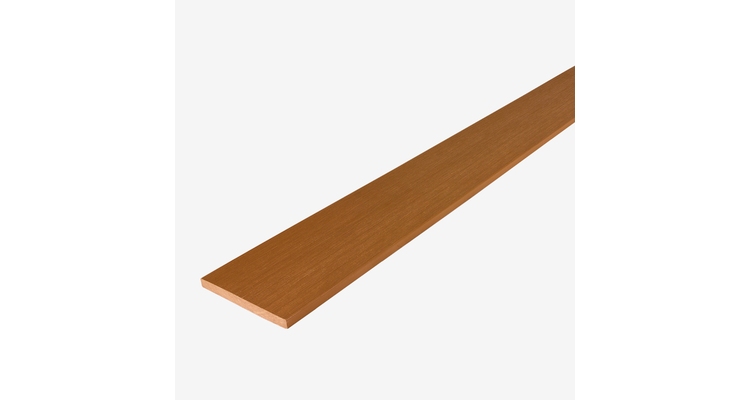 Заборная доска UnoDeck полнотелая Patio 140×12 мм. 3м, цвет Орех